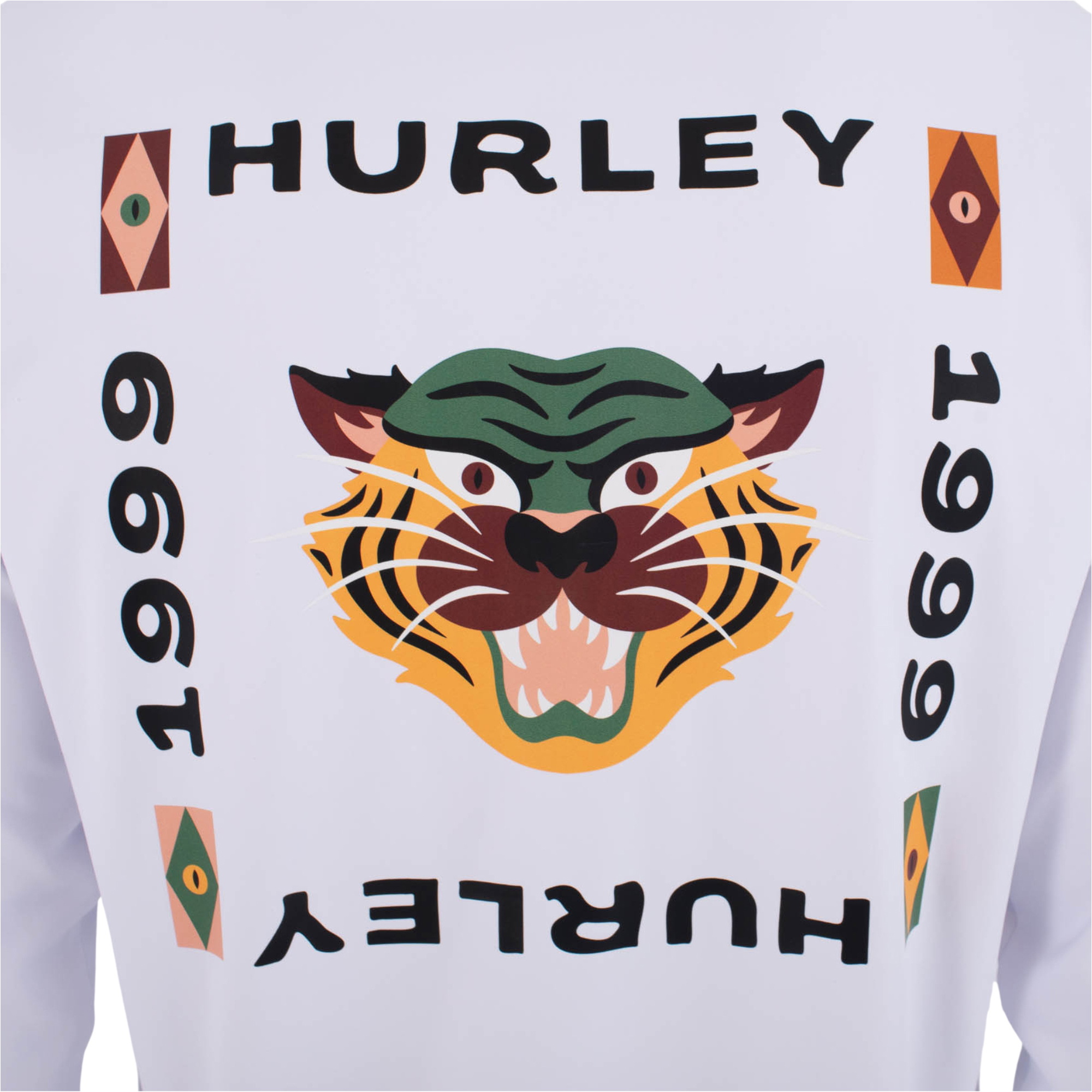 2026 Hurley Da Uomo Canotta In Lycra A Maniche Lunghe Regular Bolud MLEU00004 - White